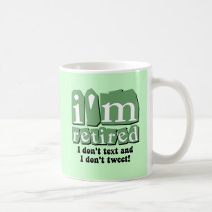 Mug Retraite drôle de bip des textes