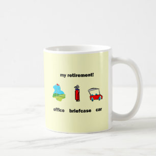 Mug Retraite drôle de golf