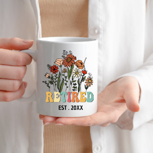 Mug Retraité Est 2024 Drôle Parti De Retraite Pour Fem