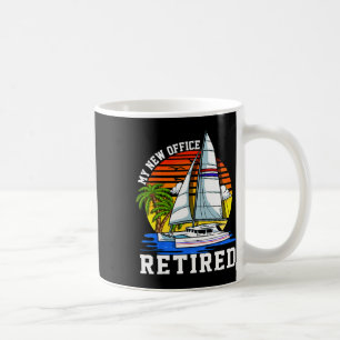 Mug Retraité Mon nouveau bureau Ancre de navigation de