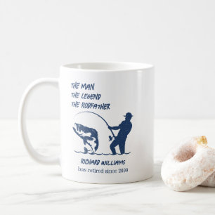 Mug Retraite Pêcher le grand poisson de père de famill
