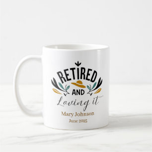 Mug Retraité Personnalisé et Amoureux de Cela