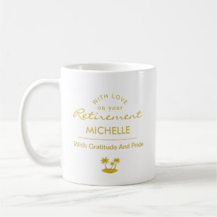 Mug Retraite Personnalisée Avec Gratitude Et Fierté