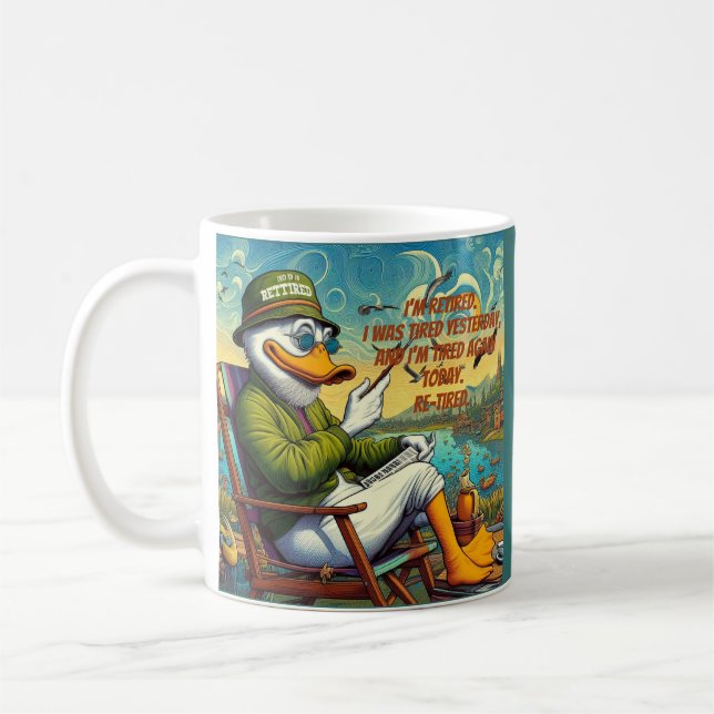 Mug Retraité & Relaxé (Gauche)