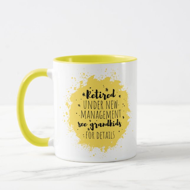 Mug Retraite, Retraité sous nouvelle direction voir gr (Gauche)