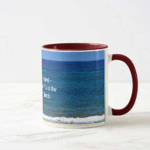 Mug Retraité—Voir à la plage