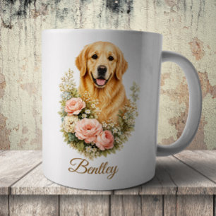 Mug Retriever doré