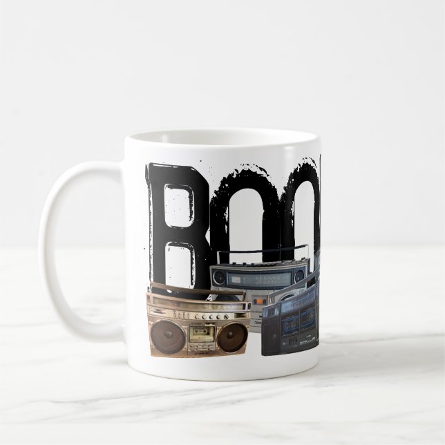 Mug Retro 1980s 80 Boombox Ghetto Blaster 80s (Gauche)