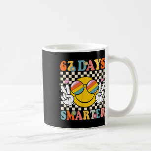 Mug Rétro 67 Jours Plus Intelligent 67 Jours D'école S