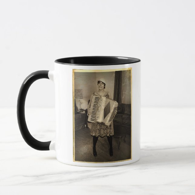Mug Retro Accordion Girl (Gauche)