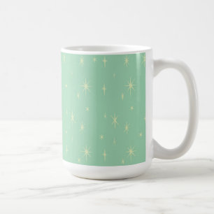 Mug Rétro âge d'espace de hippie Starburst atomique