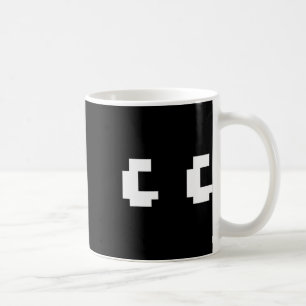 Mug Retro Arcade Game Ghost Eyes 80s Halloween Group C