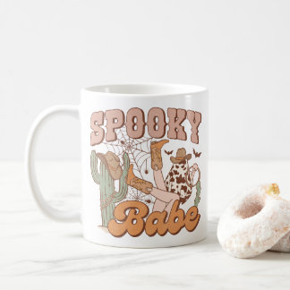 Mug Rétro "Babe Éffrayant" Western Aesthétique