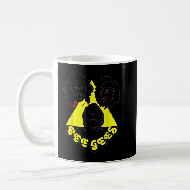 Mug Retro Bee Tee - shirts Gees Cartoons FanArt (Gauche)