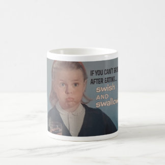 Mug Rétro bruissement vintage après consommation de la