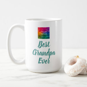 Mug Rétro Calligraphie Modèle mignon Meilleur Grand-Pè