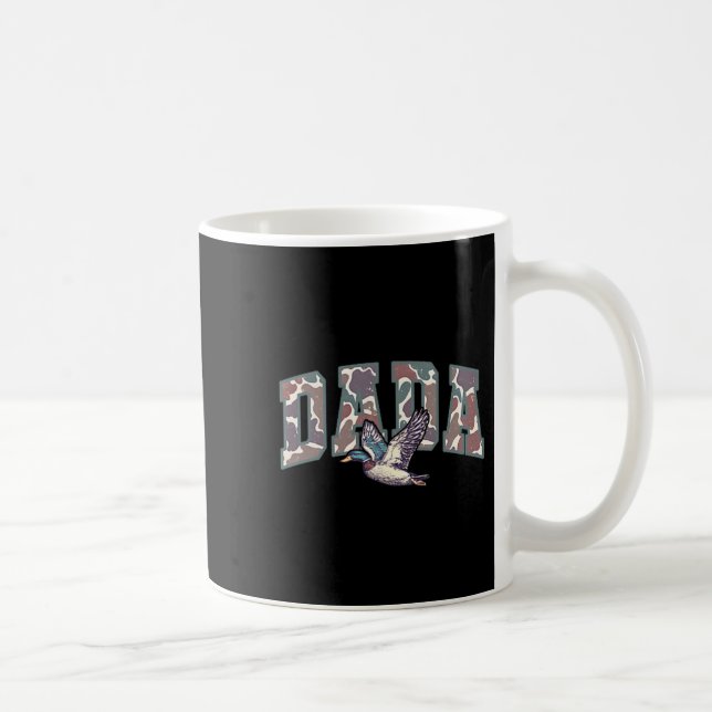 Mug Retro Camo Duck Hunting Dada 1st Birthday Family M (Droite)