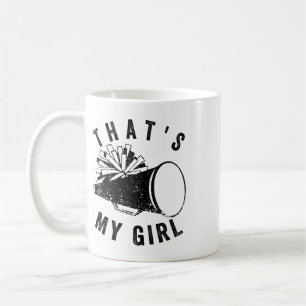 Mug Rétro C'est Ma Fille Cheer Maman Cheer Fille Menan