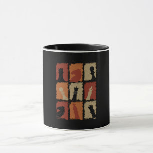 Mug Rétro Chess Pieces