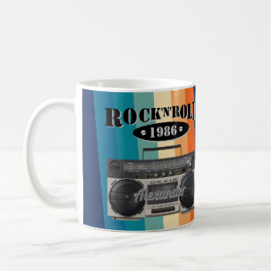 Mug Retro classique boite à boum rock n roll musique v