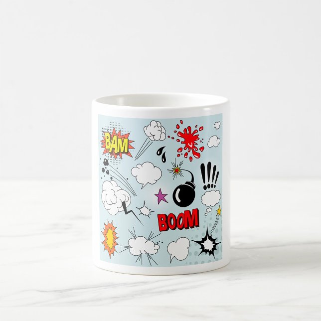 Mug Retro Comic Explosion Pop Art (Créateur téléchargé)