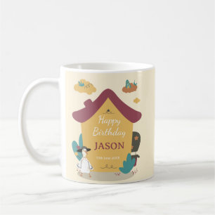 Mug Retro Cosy House Anniversaire de enfant Party Phot