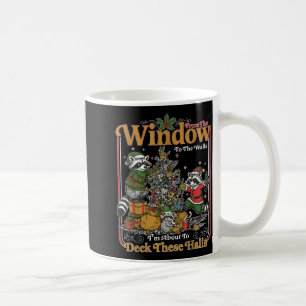 Mug Rétro des fenêtres aux murs drôle de raton laveur