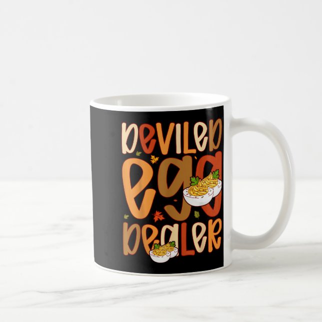 Mug Retro Deviled Egg Er Thanksgiving Dinner Funny  (Droite)