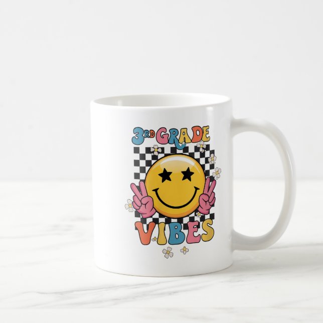 Mug Rétro Femmes Bienvenue Retour À L'École Professeur (Droite)