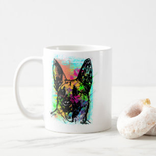 Mug Retro German Shepard 
