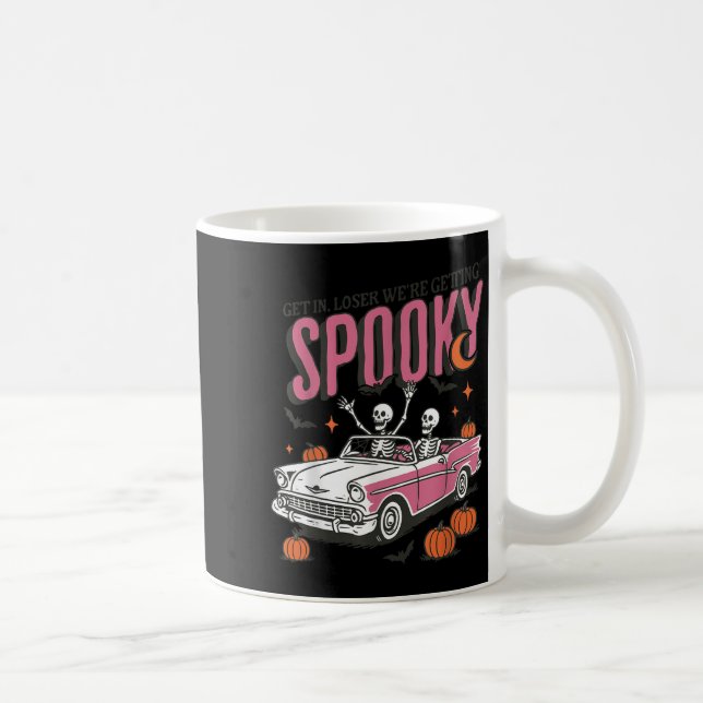 Mug Retro Get In Losers We're Getting Soky, Funny Hall (Droite)