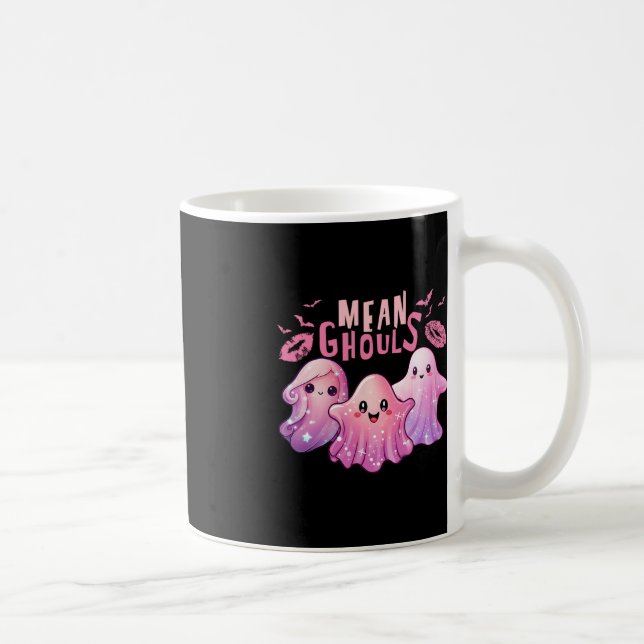 Mug Retro Ghost Mean Ghouls Amusants Halloween Mer Éff (Droite)