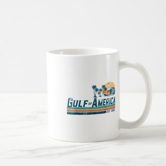 Mug Retro Golfe De Usa Amérique Est 2025 (Droite)
