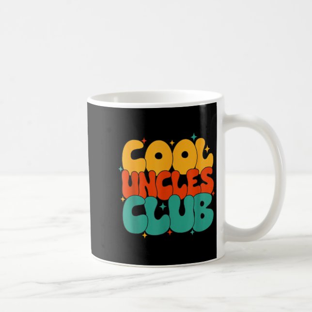 Mug Retro Groovy Cool Uncles Club Funny New Uncle  (Droite)
