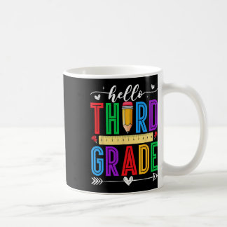 Mug Retro Hello 3e année Premier jour d'école Garçons