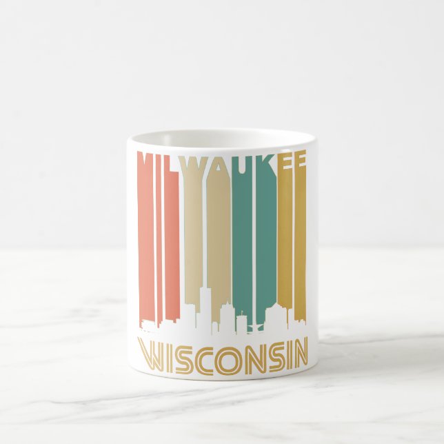 Mug Rétro horizon de Milwaukee (Centre)