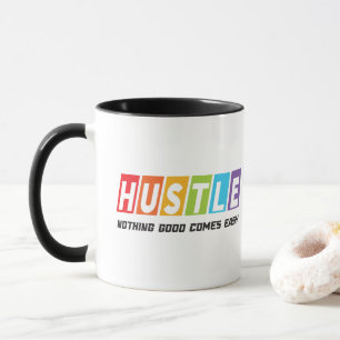 Mug Retro Hustle Nothing Good Comprend Facile