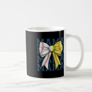 Mug Retro Jour Softball Baseball Mama Sports Équipe