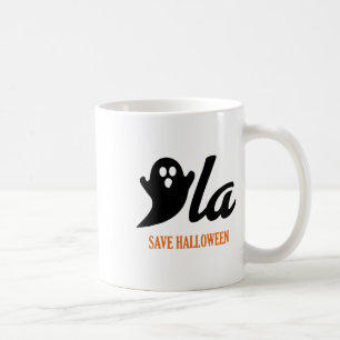 Mug Retro Kamala Harris Halloween 2024 Comma La Ghost