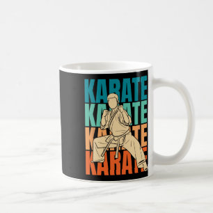 Mug Retro Karate Fighter - Arts Martiaux Karate Vintag
