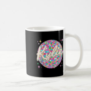Mug Retro Kylie Prénom I Love Kylie Personnalisé D