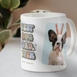 Mug Retro Meilleur Chien Papa Jamais 2 Photo