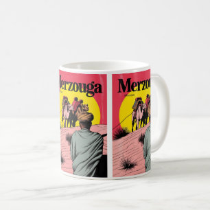 Mug Retro Merzouga sahara randonnée à dos de chameau m