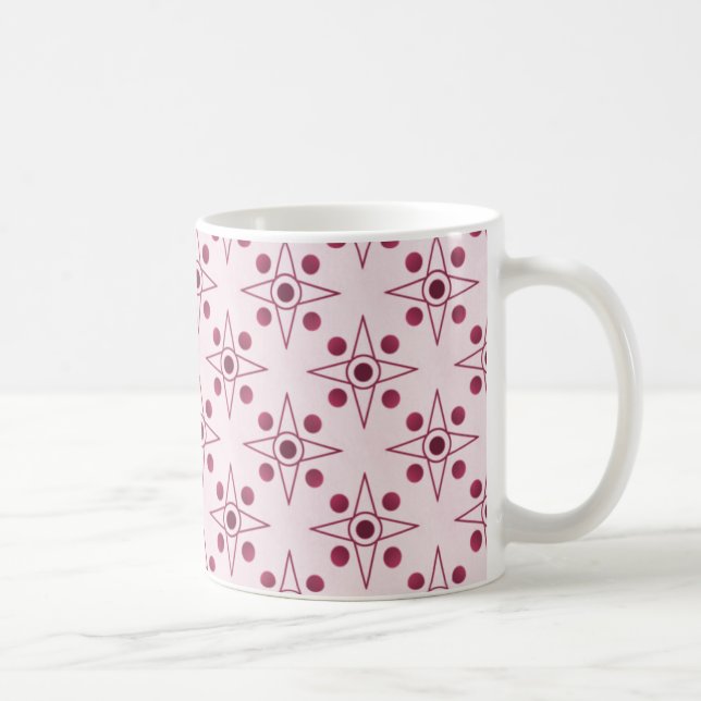 Mug rétro-métrique, Fuchsia (Droite)