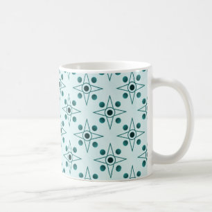 Mug rétro-métrique, Turquoise