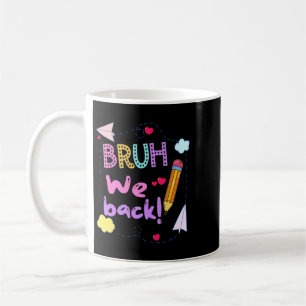 Mug Rétro Mignon Crayon Bruh Retour Enseignants Premie
