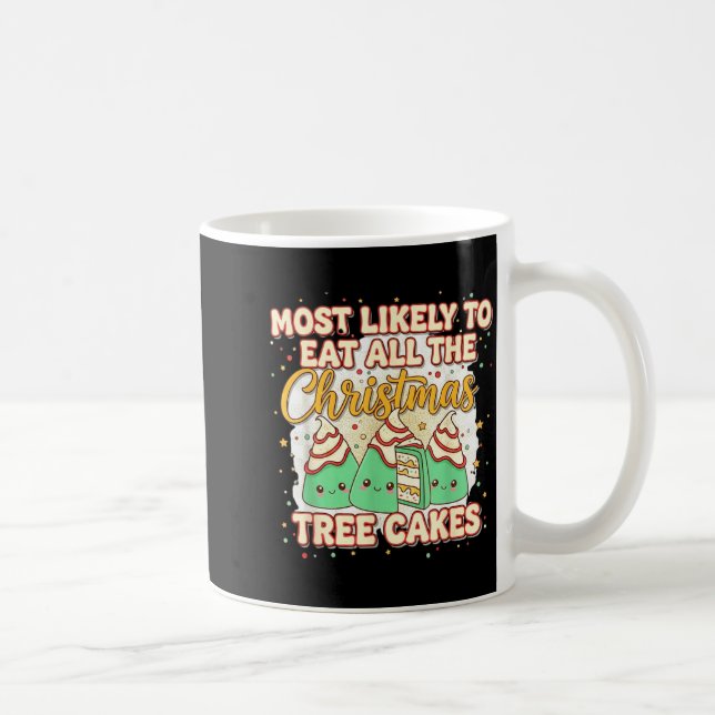 Mug Retro Most Likely To Eat All The Christmas Tree Ca (Droite)