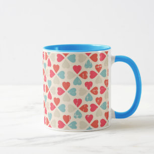 Mug Rétro motif de Saint-Valentin