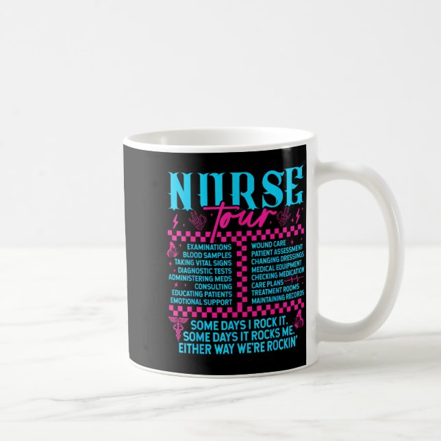 Mug Retro Nurse Nurse Week Men Women Nurse  (Droite)