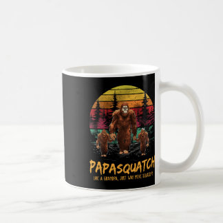 Mug Retro Papa Squatch Comme Un Grand-Père Drôle Bigfo